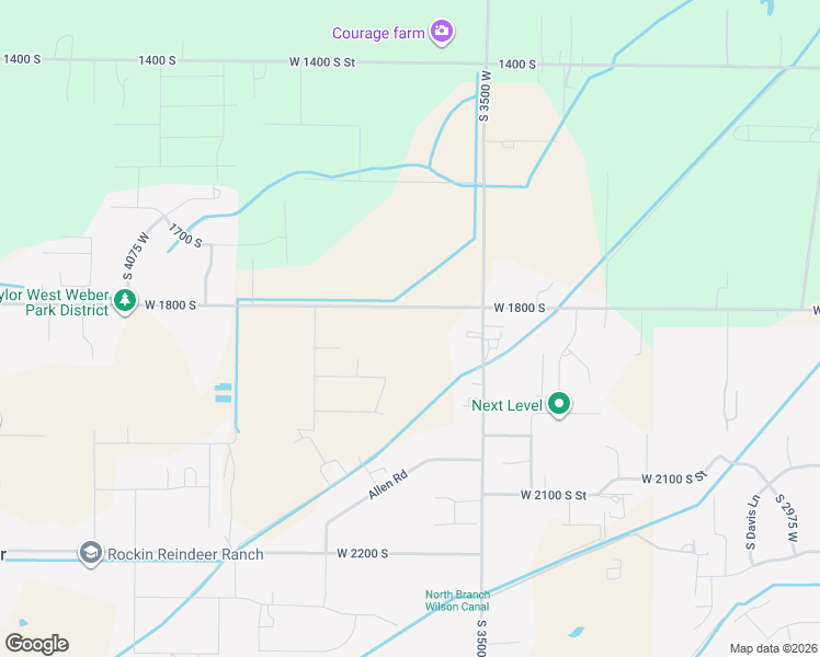 map of restaurants, bars, coffee shops, grocery stores, and more near 1881 South 3500 West in Ogden
