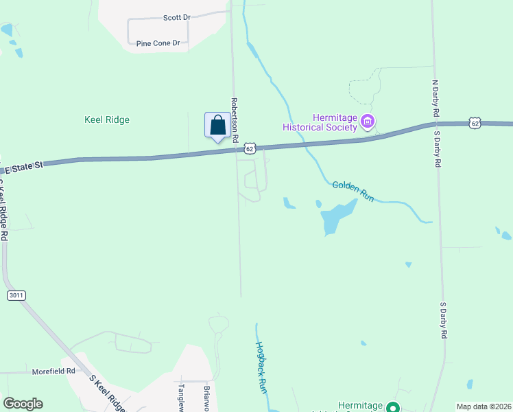 map of restaurants, bars, coffee shops, grocery stores, and more near 45-99 Golfwood Drive in Hermitage
