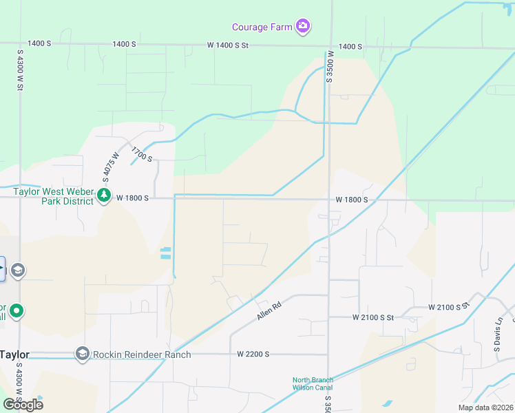 map of restaurants, bars, coffee shops, grocery stores, and more near 3688 West 1800 South in Ogden