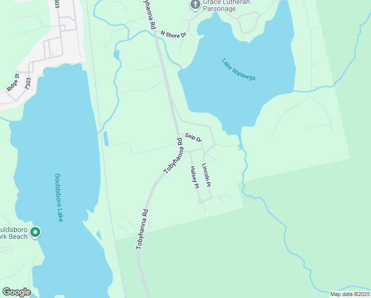 map of restaurants, bars, coffee shops, grocery stores, and more near 5 Walters Lane in Gouldsboro