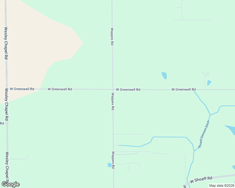 map of restaurants, bars, coffee shops, grocery stores, and more near 8008 West Greenwell Road in Churubusco