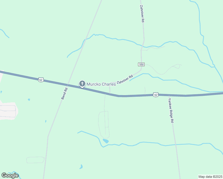 map of restaurants, bars, coffee shops, grocery stores, and more near 7 Zahniser Road in Mercer