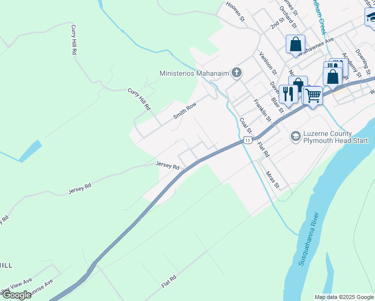 map of restaurants, bars, coffee shops, grocery stores, and more near 6 Bradley St in Plymouth