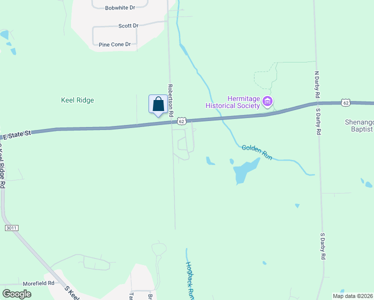 map of restaurants, bars, coffee shops, grocery stores, and more near 43 Golfwood Drive in Hermitage