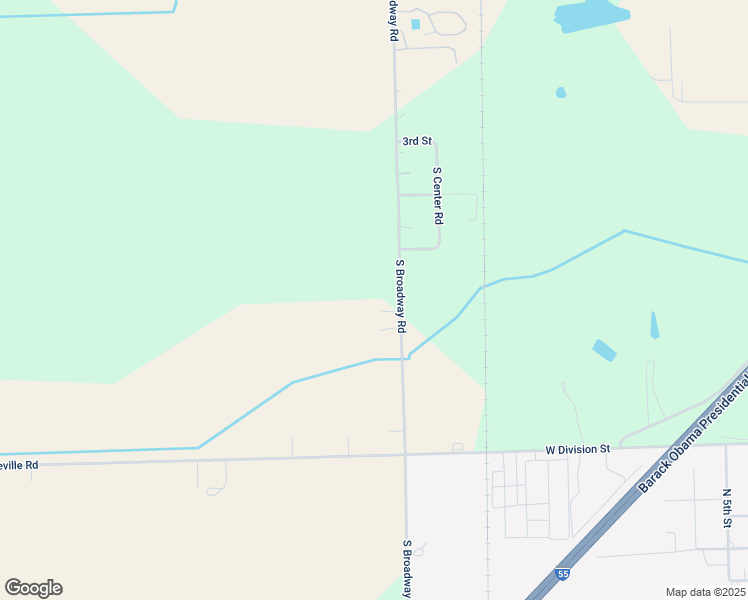 map of restaurants, bars, coffee shops, grocery stores, and more near 3655 South Broadway Road in Braceville