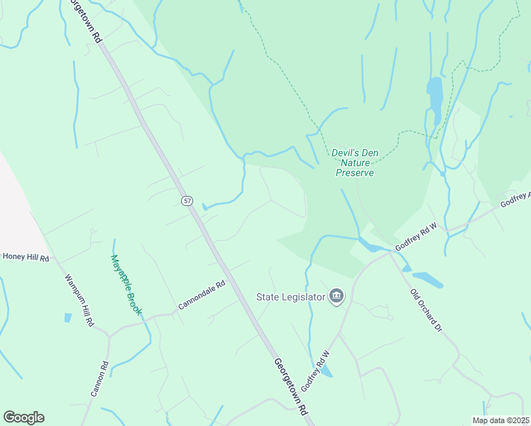 map of restaurants, bars, coffee shops, grocery stores, and more near 19 Merry Lane in Weston