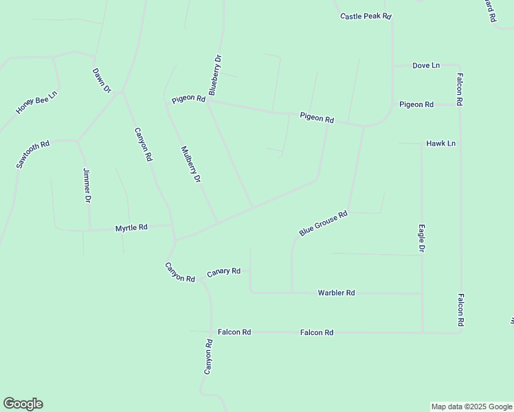 map of restaurants, bars, coffee shops, grocery stores, and more near Glacier Drive in Modoc County