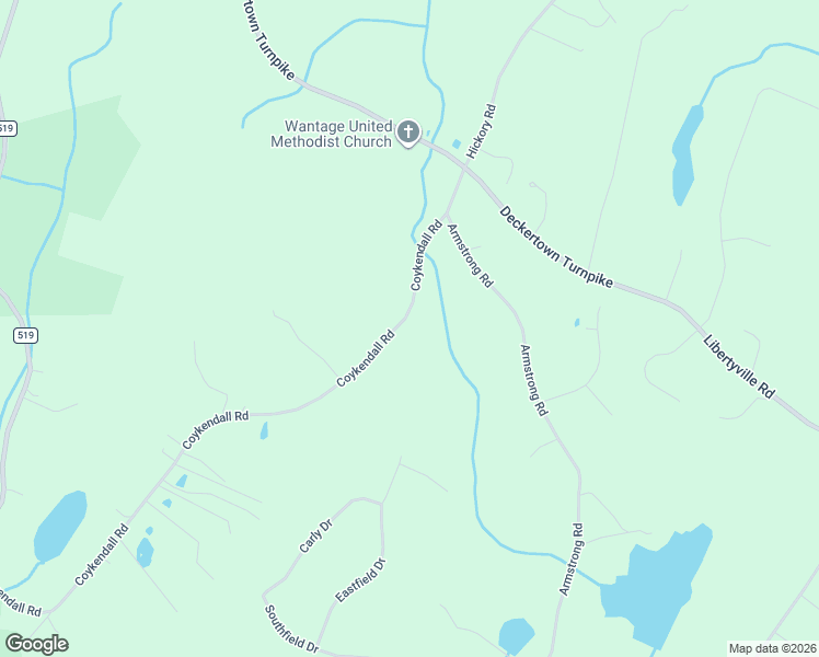 map of restaurants, bars, coffee shops, grocery stores, and more near 41 Coykendall Road in Wantage