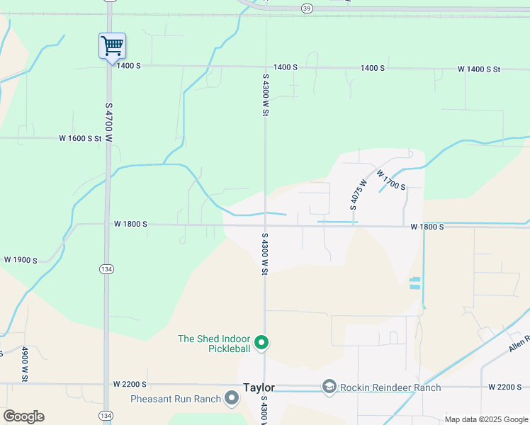 map of restaurants, bars, coffee shops, grocery stores, and more near 1708 South 4300 West Street in Ogden