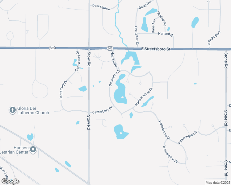map of restaurants, bars, coffee shops, grocery stores, and more near 6519 Dunbarton Drive in Hudson