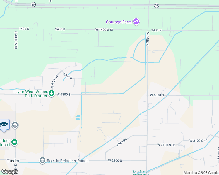 map of restaurants, bars, coffee shops, grocery stores, and more near 3688 West 1800 South in Ogden