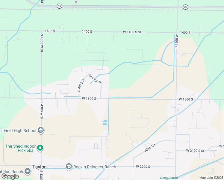 map of restaurants, bars, coffee shops, grocery stores, and more near 1768 South 3875 West in MS CITY