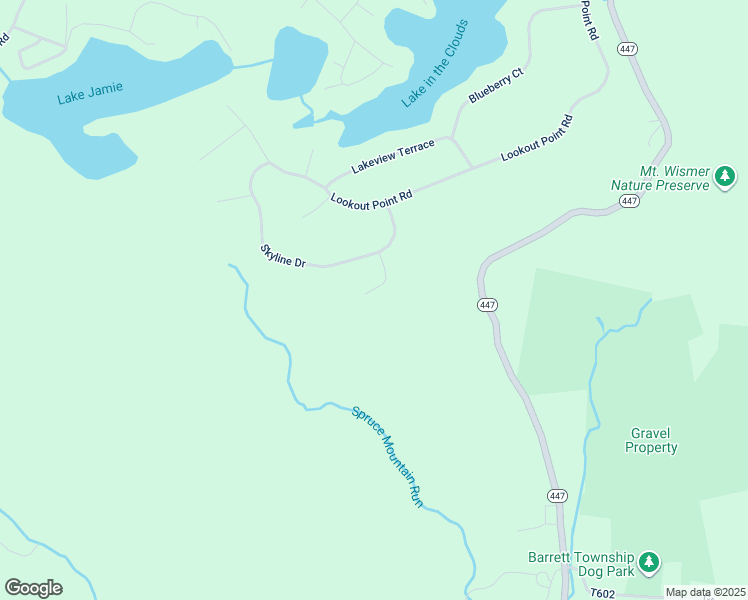 map of restaurants, bars, coffee shops, grocery stores, and more near 1125 Skyline Court in Monroe County