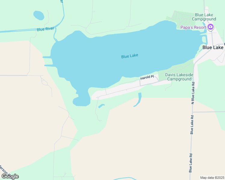 map of restaurants, bars, coffee shops, grocery stores, and more near 6262 Harold Place in Churubusco