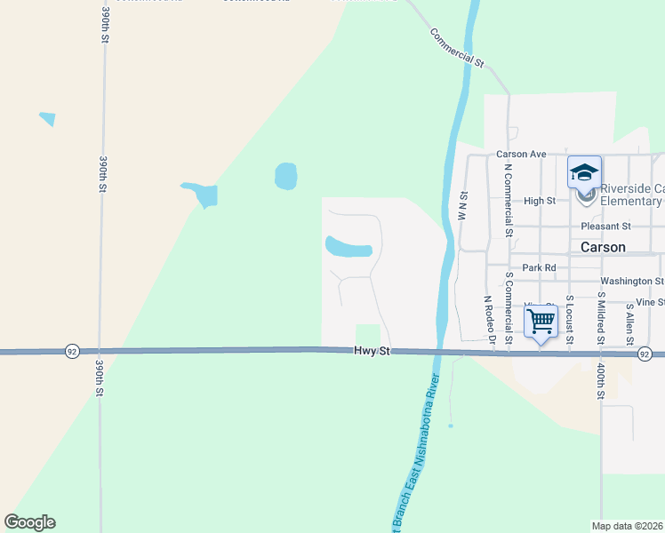 map of restaurants, bars, coffee shops, grocery stores, and more near 122 Grace Street in Carson