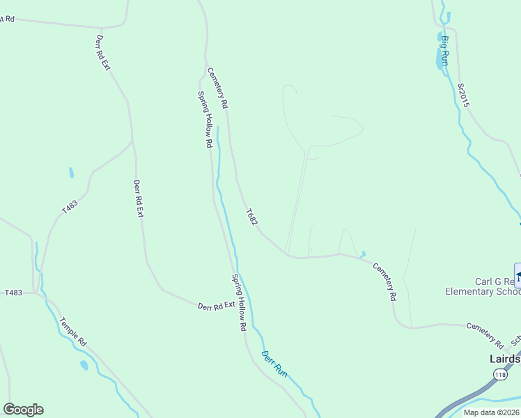 map of restaurants, bars, coffee shops, grocery stores, and more near 1152 Cemetery Road in Muncy