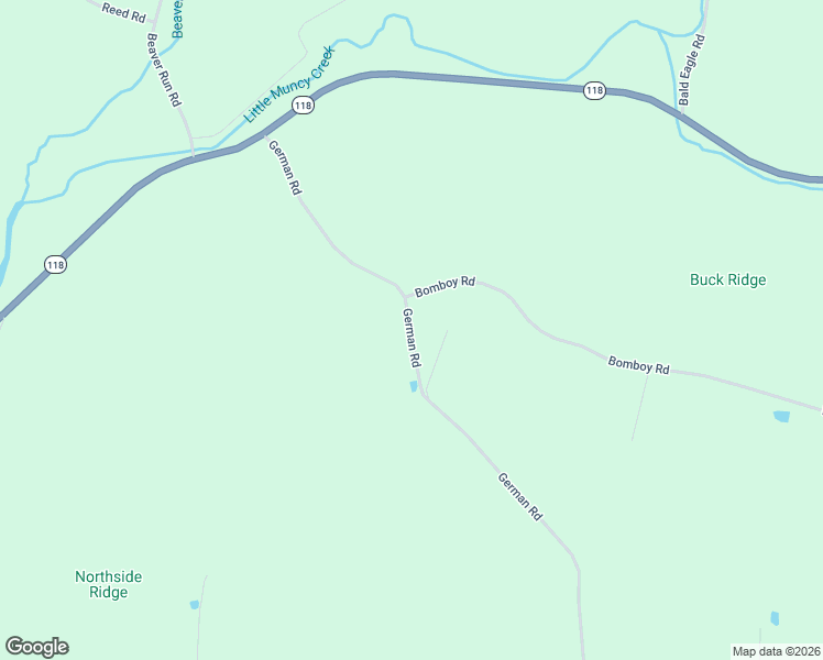 map of restaurants, bars, coffee shops, grocery stores, and more near 431 German Road in Lairdsville