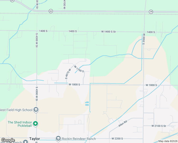 map of restaurants, bars, coffee shops, grocery stores, and more near 3812 West 1700 South in Ogden