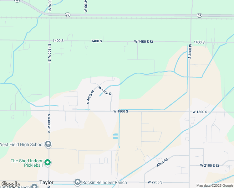 map of restaurants, bars, coffee shops, grocery stores, and more near 3812 West 1700 South in Ogden