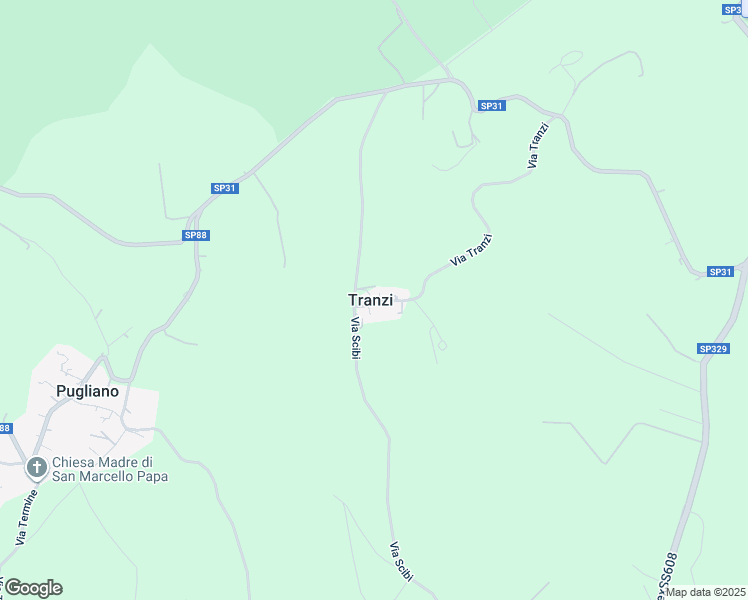 map of restaurants, bars, coffee shops, grocery stores, and more near 34 Via Tranzi in Tranzi