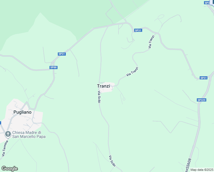 map of restaurants, bars, coffee shops, grocery stores, and more near 34 Via Tranzi in Tranzi
