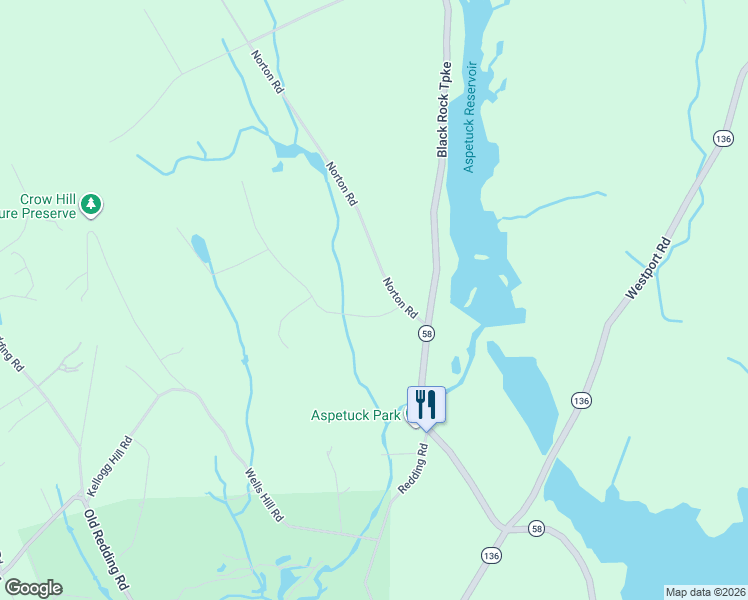 map of restaurants, bars, coffee shops, grocery stores, and more near 23 Norton Road in Easton