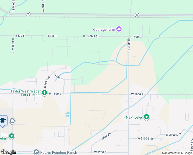 map of restaurants, bars, coffee shops, grocery stores, and more near 3908 West 1800 South in Ogden