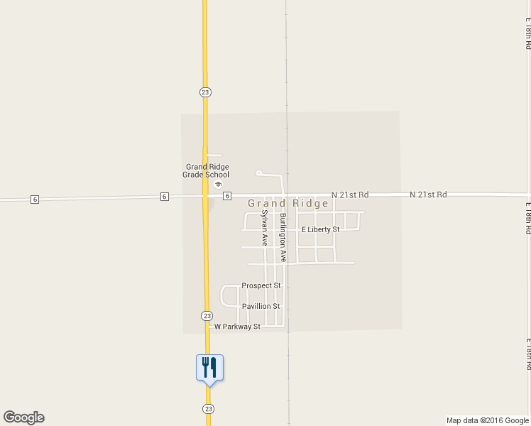 map of restaurants, bars, coffee shops, grocery stores, and more near 200 Sylvan Ave in Grand Ridge