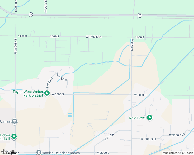 map of restaurants, bars, coffee shops, grocery stores, and more near 3750 West 1700 South in Ogden