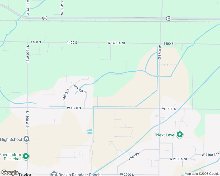 map of restaurants, bars, coffee shops, grocery stores, and more near 3802 West 1700 South in Ogden