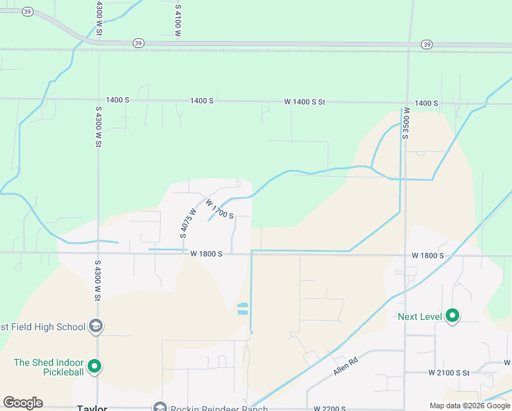 map of restaurants, bars, coffee shops, grocery stores, and more near 1679 South 3875 West in Weber County
