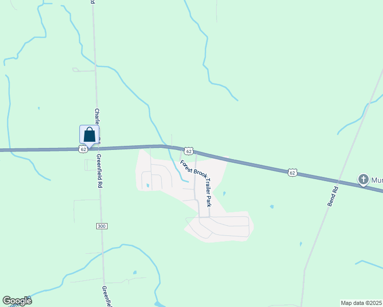 map of restaurants, bars, coffee shops, grocery stores, and more near 7266 U.S. 62 in Mercer