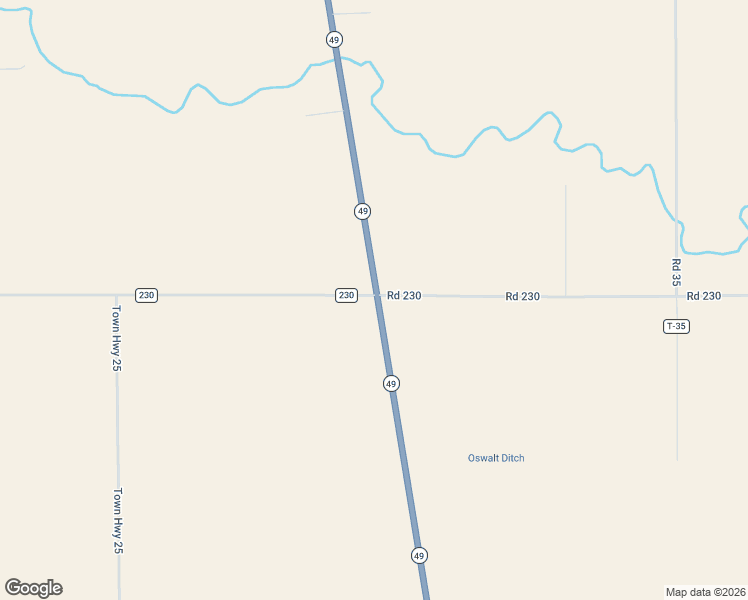 map of restaurants, bars, coffee shops, grocery stores, and more near 17724-17998 Ohio 49 in Antwerp