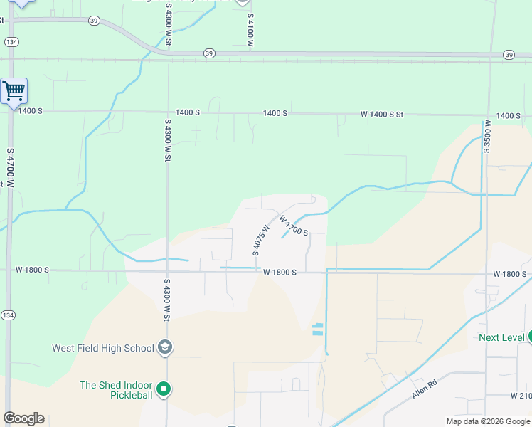 map of restaurants, bars, coffee shops, grocery stores, and more near 1766 South Degiorgio Street in Ogden