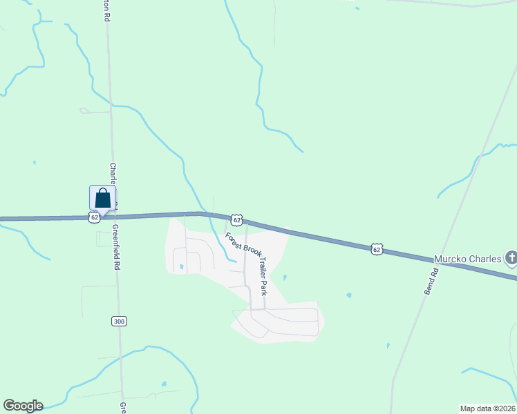 map of restaurants, bars, coffee shops, grocery stores, and more near 7271 West Market Street in Mercer