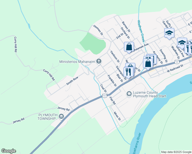 map of restaurants, bars, coffee shops, grocery stores, and more near 798 Morgans Ln in Plymouth