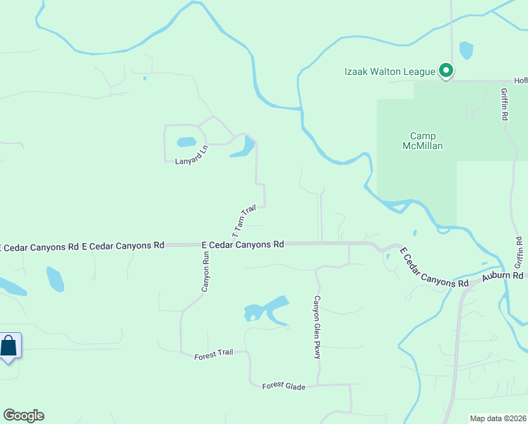 map of restaurants, bars, coffee shops, grocery stores, and more near 16530 T Tarn Trail in Fort Wayne