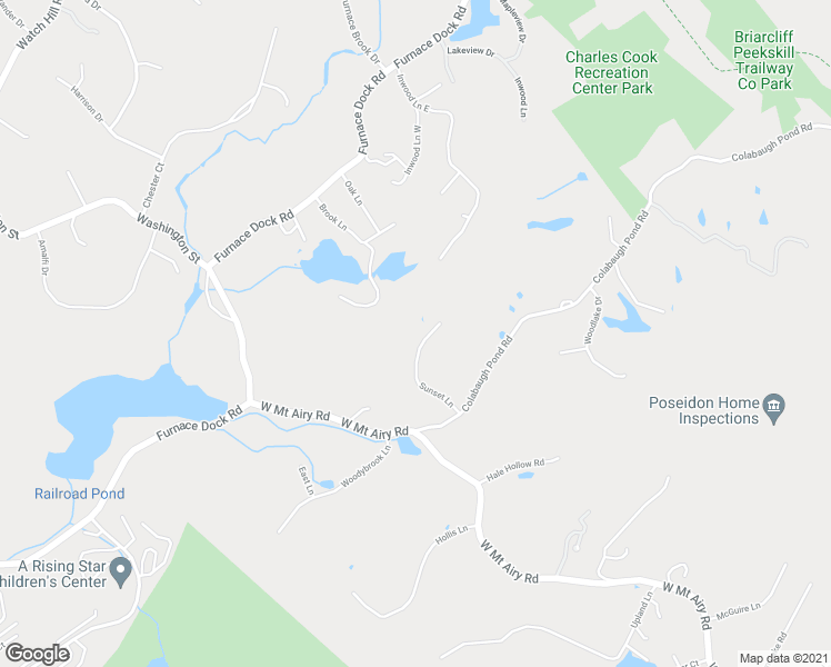 map of restaurants, bars, coffee shops, grocery stores, and more near 39 Sunset Lane in Croton-on-Hudson
