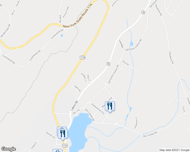 map of restaurants, bars, coffee shops, grocery stores, and more near 1848 Lakes Road in Monroe