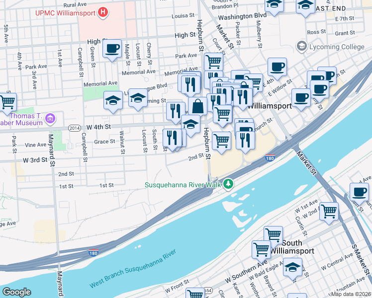 345 West 3rd Street, Williamsport PA Walk Score