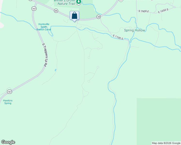 map of restaurants, bars, coffee shops, grocery stores, and more near 7545 East Dogwood Drive in Huntsville