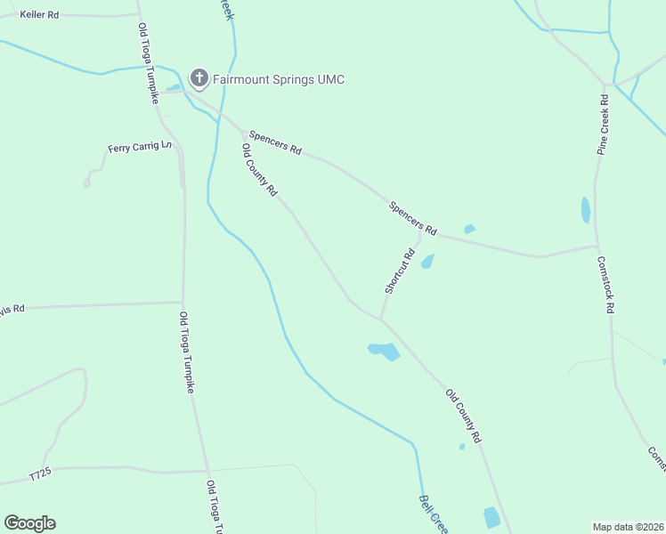 map of restaurants, bars, coffee shops, grocery stores, and more near 132 Old County Road in Benton