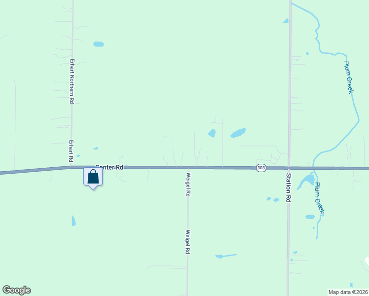 map of restaurants, bars, coffee shops, grocery stores, and more near 7639 Center Road in Valley City