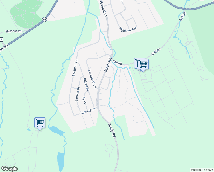 map of restaurants, bars, coffee shops, grocery stores, and more near 76 Laudaten Way in Warwick