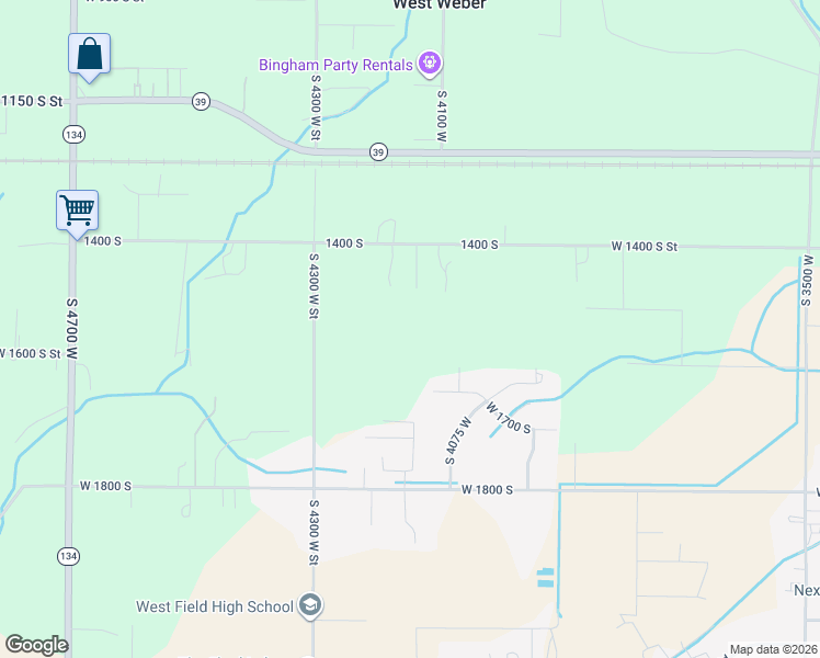 map of restaurants, bars, coffee shops, grocery stores, and more near 1537 South 4125 West in West Haven