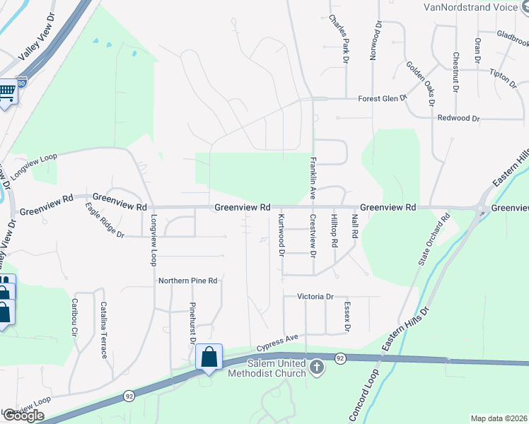 map of restaurants, bars, coffee shops, grocery stores, and more near 230 Brent Lane in Council Bluffs
