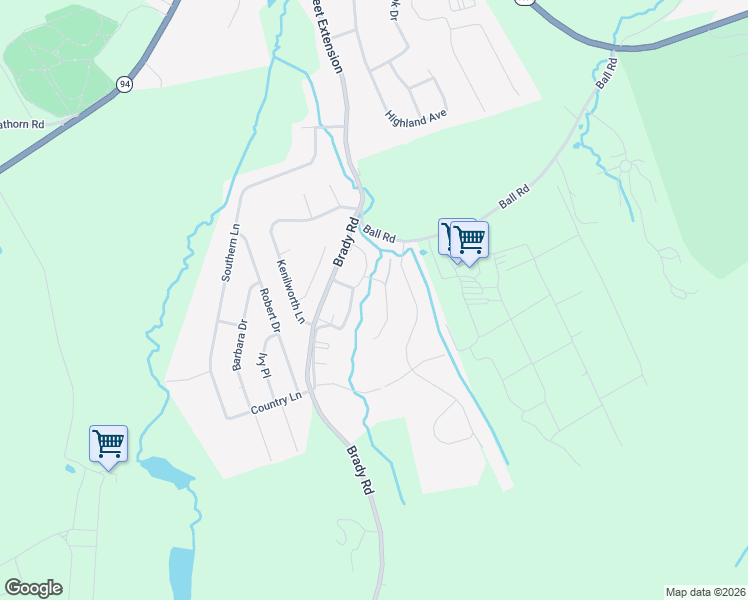 map of restaurants, bars, coffee shops, grocery stores, and more near 112 Laudaten Way in Warwick