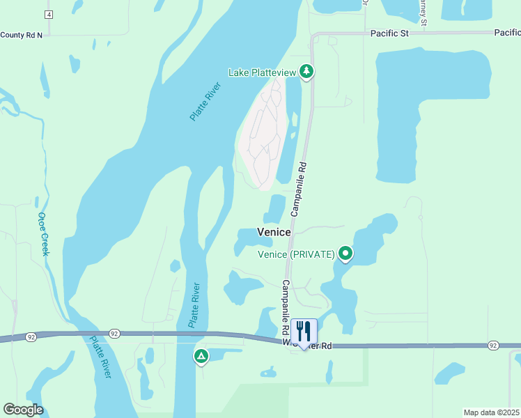 map of restaurants, bars, coffee shops, grocery stores, and more near 2080 Campanile Road in Waterloo