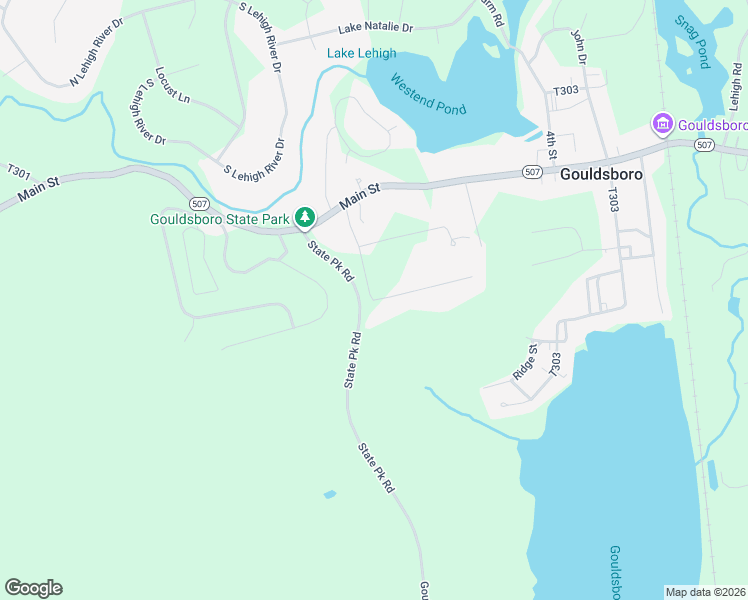 map of restaurants, bars, coffee shops, grocery stores, and more near 4 Evergreen Drive in Gouldsboro