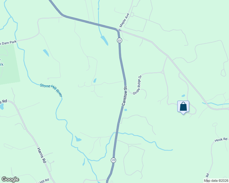 map of restaurants, bars, coffee shops, grocery stores, and more near 71-99 Cantitoe Street in Katonah